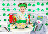 White Lucky Charms ST. PATRICK'S DAY Knee High Socks