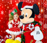 Faux Fur *Limited Edition* MINNIE Christmas Romper