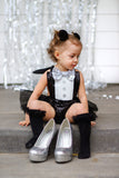 NEW YEARS EVE *ALL* Silver Tuxedo Romper