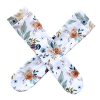 Olive Floral Knee High Socks