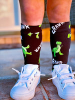 Black Rex Toy Story Knee High Socks