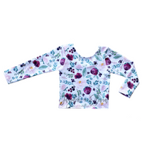 White Cranberry Floral Top (Child)