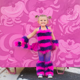 Cheshire Cat Inspired Faux Fur Leg Warmers