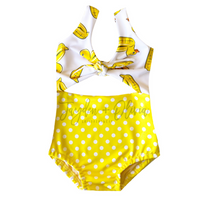 Rubber Ducky Yellow Dots One piece