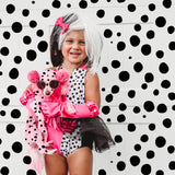 Half & Half HOT PINK Cruella Romper