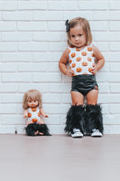 White Pumpkin Dot Top (Child)