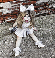 Scary Doll Eyelet Romper