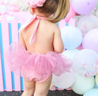 Pink Cotton Candy inspired Romper