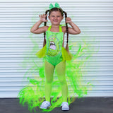 Green SLIMER Ghostbusters inspired Romper