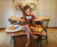 SOLID Brown Long Sleeve Leotard