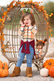 Green Autumn Plaid Top (Child)