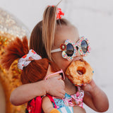 Kid's Sprinkle Donut Flower Shaped Sunglasses