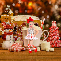 DELUXE Red Cup Gingerbread Romper