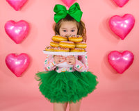 PINK Coffee & Donut Long Sleeve Leotard