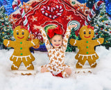 White Gingerbread Romper