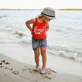 Beach Babe (Red Tank)