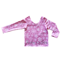 Pink Snowflake Top (Child)