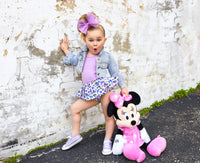 Purple Leopard Minnie Bloomer Skirt