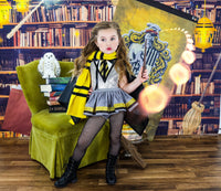 "Hufflepuff" Harry Potter Hooded Cape with PATCH