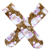 Pink Cheetah Santa Knee High Socks