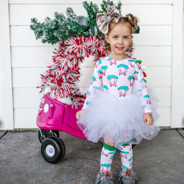 Pink Little Tykes Car Leotard