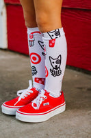 Target Dog Knee High Socks