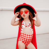 Cherry Gingham One piece