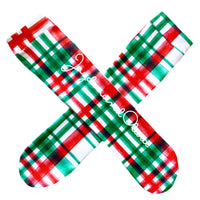 Christmas Plaid Knee High Socks