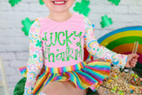 Pastel Rainbow Stripes Bloomer Skirt
