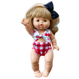 Cherries & Gingham MINIKANE Bathing Suit