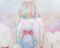 Pastel Rainbow Feather Wings