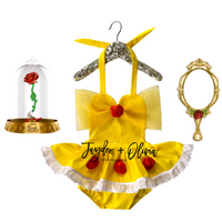DELUXE Beauty and the Beast inspired Romper