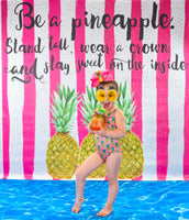 Pink Pineapple One piece