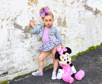 Purple Leopard Minnie Bloomer Skirt