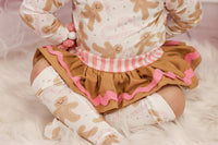 Baby Pink GingerBread Icing Bloomer Skirt