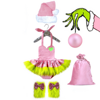 DELUXE Pink Grinch Romper