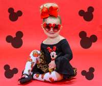 Cheetah Minnie Knee High Socks