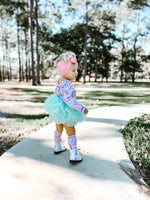 Pink Rainbows Knee High Socks