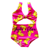 Hot Pink Rubber Ducky One piece