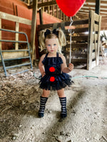 Black & Red Pennywise inspired Romper