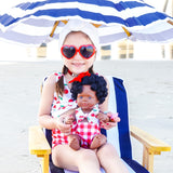 Cherries & Gingham MINIKANE Bathing Suit
