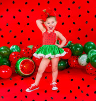 Watermelon inspired Romper