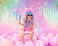 BABY PINK DELUXE CaNdyLaNd  inspired Romper