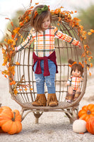 Green Autumn Plaid Top (Child)