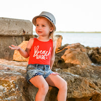 Beach Babe (Red Tank)