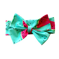 Teal Watermelon Head Wrap