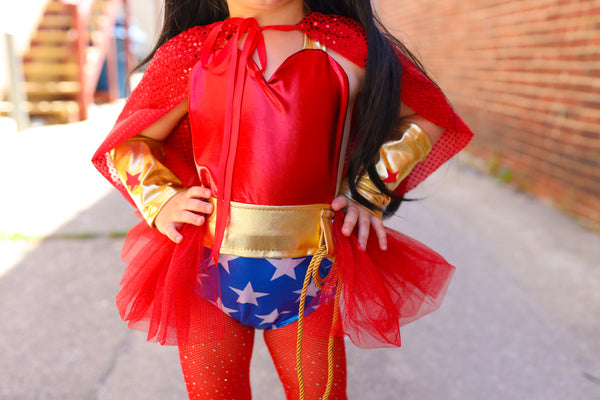 Sequins Wonder Woman Cape