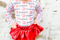 RED Smooch Long Sleeve Leotard