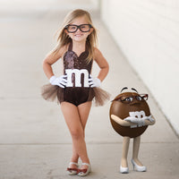 Brown M & M's inspired Romper