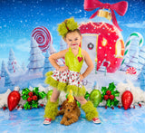 DELUXE Mini GRINCH Santa Romper